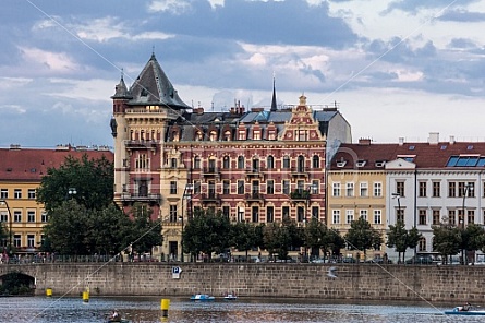 Prague apartment building