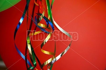 balloon and ribbon