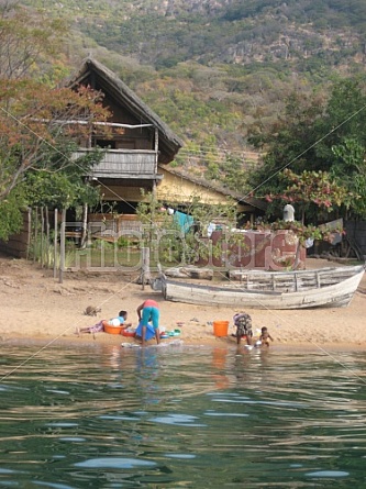 Morning at Malawi lake