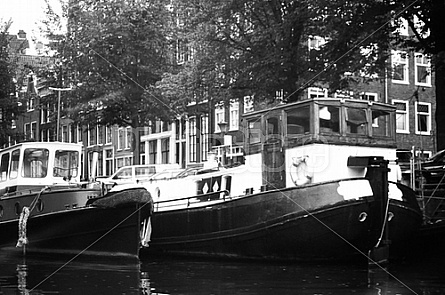 Boats in Amsterdam