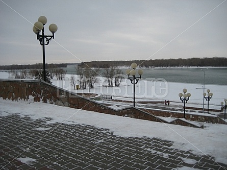 Winter in Pavlodar, Kazakhstan