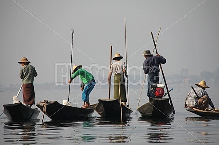 Fishing on Inle Lake