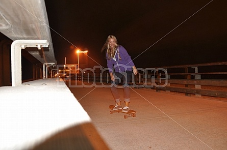 Skating with Devon