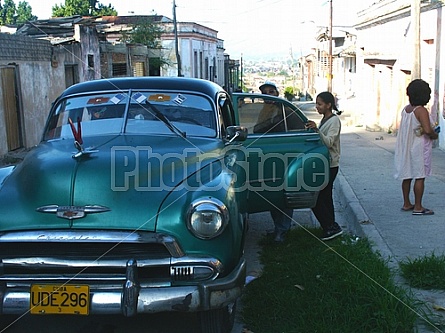 Classic Chevy in Cuba