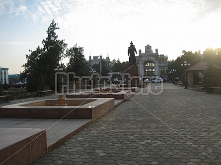 Railway station in Turkestan (Kazakhstan)