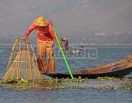 Fishing on Inle Lake