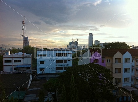 Housing district in Bangkok