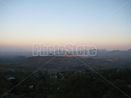 view of Chiradzulu (Malawi)