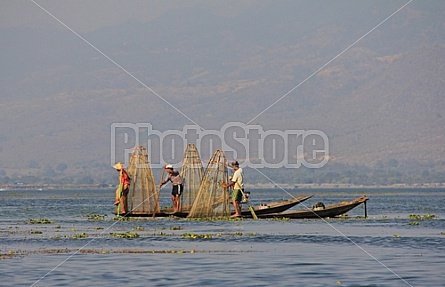 Fishing on Inle Lake