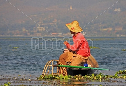 Fishing on Inle Lake