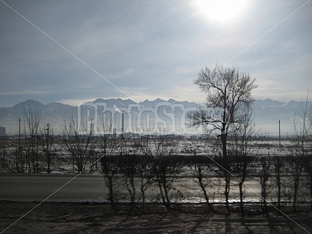 on the way from Almaty to Bishkek