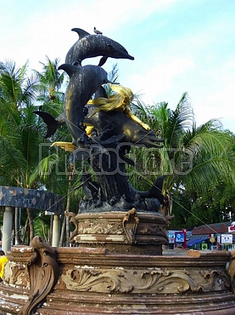 Dolphin Statue in Thailand