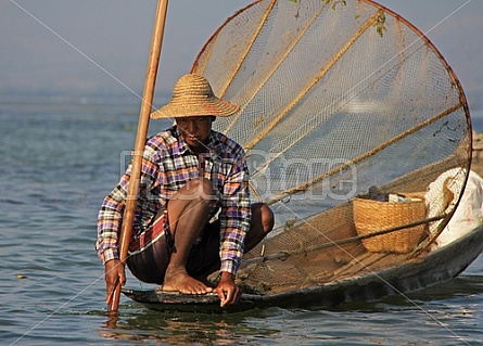 Fishing on Inle Lake