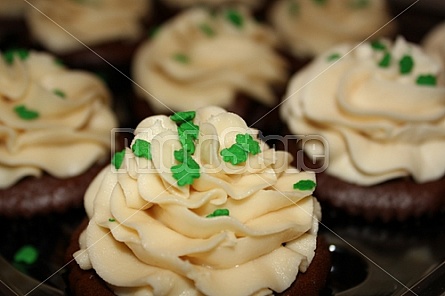 Irish cupcakes