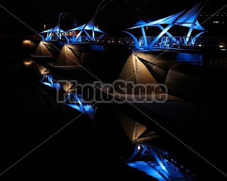 Tempe Town Lake at night