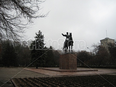 statue of Mikhail Frunze in Bishkek