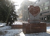 Monument in Almaty (Kazakhstan)