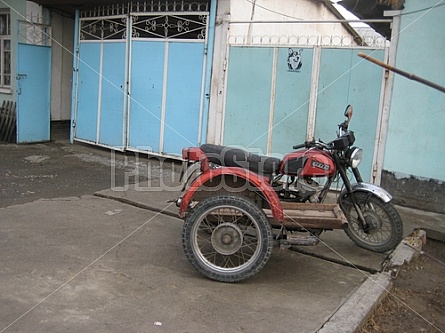 Kazakh Motorbike and Sidecar