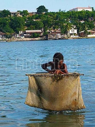 Cuban Boy Fishing