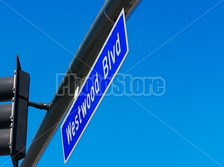 westood blvd sign