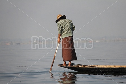 Fishing on Inle Lake