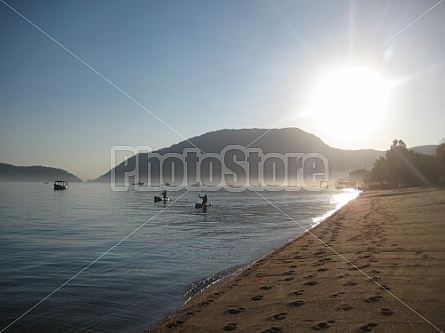 Morning at Malawi lake