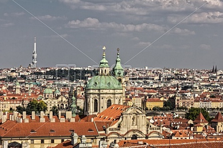 View from Starbucks in Prague - Hradcany