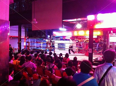 Muay Thai in a Bangkok Club