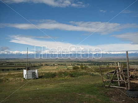 mountain view in Karakol (Kyrgyzstan)