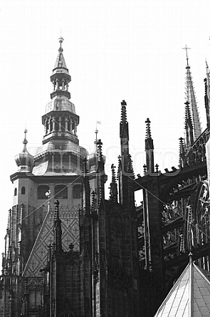 spires of Prague Cathedral