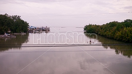 Boats and Fishermen near Loay port Bohol