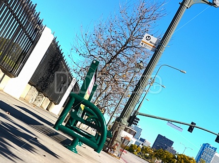 bus stop bench