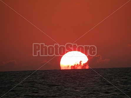 sunset in the Gulf of Mexico