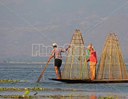 Fishing on Inle Lake