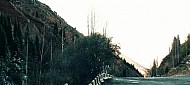 mountains just outside of Almaty