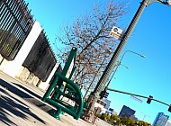 bus stop bench