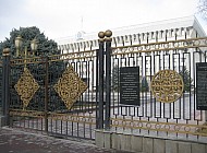 White house in Bishkek (Kyrgyzstan)