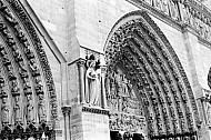 arched doorways of Notre Dame