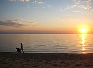 Evening at lake Malawi