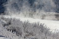 the river in winter