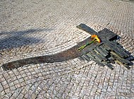 cobblestone cross